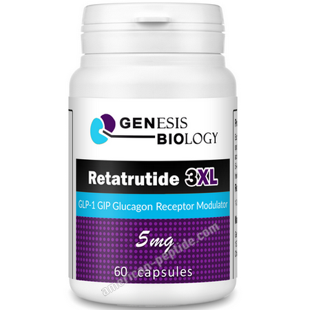 Retatrutide 3XL (LY-3437943) 5 mg - Genesis Biology 1 retatrutide 3xl tablets 5mg ozempic hubnuti