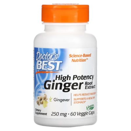 doctors best high potency ginger root extract 250 mg 60