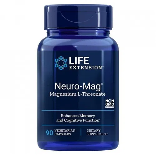 Neuro-Mag® Magnesium L-Threonate 144 mg - Life Extension 1 neuro mag treonat